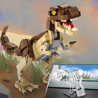 HKM-227603 2 in 1 Dinosaur Fossils Building Block Set | DIY 3D Assembly Toy for Ages 8 and Up