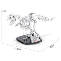 HKM-227603 2 in 1 Dinosaur Fossils Building Block Set | DIY 3D Assembly Toy for Ages 8 and Up