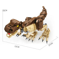 HKM-227603 2 in 1 Dinosaur Fossils Building Block Set | DIY 3D Assembly Toy for Ages 8 and Up