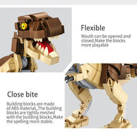 HKM-227603 2 in 1 Dinosaur Fossils Building Block Set | DIY 3D Assembly Toy for Ages 8 and Up