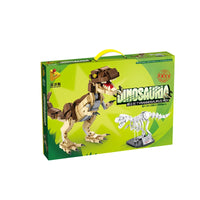 HKM-227603 2 in 1 Dinosaur Fossils Building Block Set | DIY 3D Assembly Toy for Ages 8 and Up
