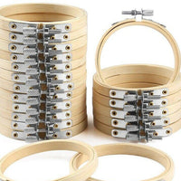 HKM-227859 Bamboo Embroidery Hoop for Cross Stitch and Circle Embroidery, 3 in / 8 cm