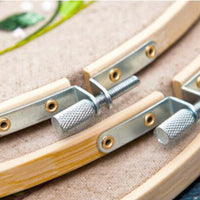 HKM-227859 Bamboo Embroidery Hoop for Cross Stitch and Circle Embroidery, 3 in / 8 cm