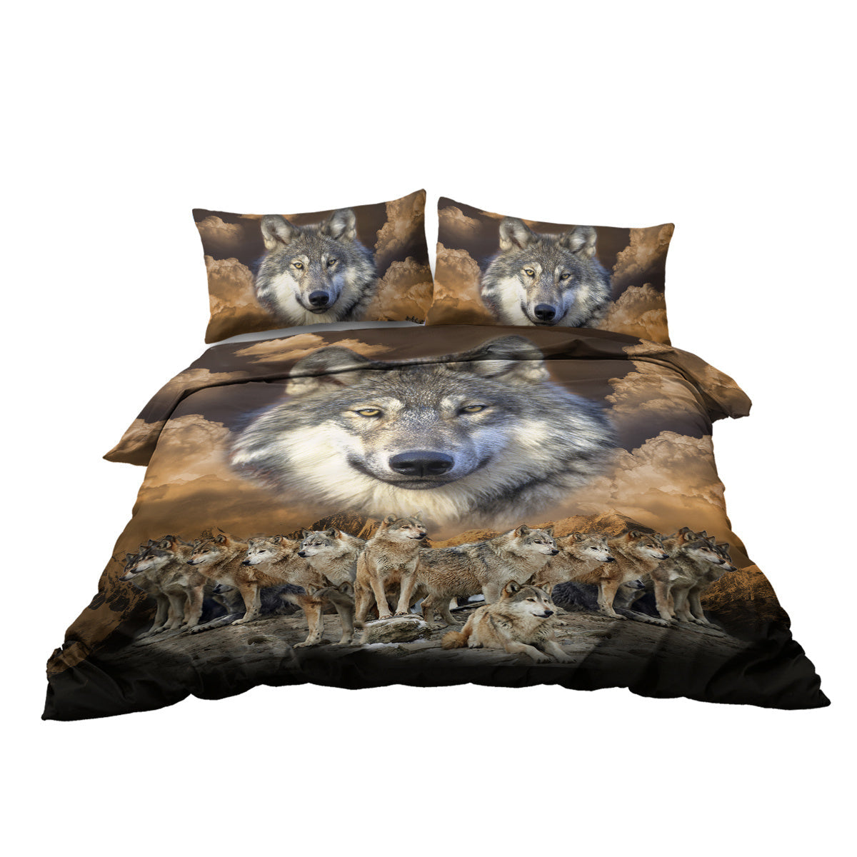 HKM-227859 Soft Microfiber 3-Piece Duvet Set with Pillow Shams – Lightweight Comforter for Stylish Bedding