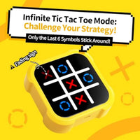 HKM-227987 Handheld Electric Tic Tac Toe Game for Indoor Fun - Portable Chess Board for Ages 5 and Up