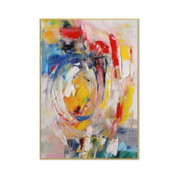 HKM-228115 Hand Painted Modern Abstract Oil Painting Canvas Wall Art for Living Room Home Decor