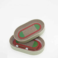 HKM-228179 Corrugated Football Field Cat Scratcher - Two Designs Available