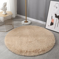 HKM-228179 Tie-Dyed Plush Round Cushion for Swivel Chairs – Soft, Non-Slip Floor Mat