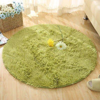 HKM-228179 Tie-Dyed Plush Round Cushion for Swivel Chairs – Soft, Non-Slip Floor Mat