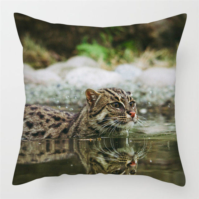 HKM-228243 Modern Peach Skin Cushion Cover - 45x45cm, Soft PP Cotton Filling, Hairless Design for Home Decor