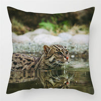 HKM-228243 Modern Peach Skin Cushion Cover - 45x45cm, Soft PP Cotton Filling, Hairless Design for Home Decor