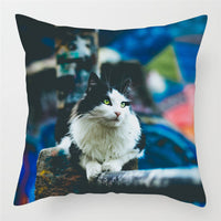 HKM-228243 Modern Peach Skin Cushion Cover - 45x45cm, Soft PP Cotton Filling, Hairless Design for Home Decor