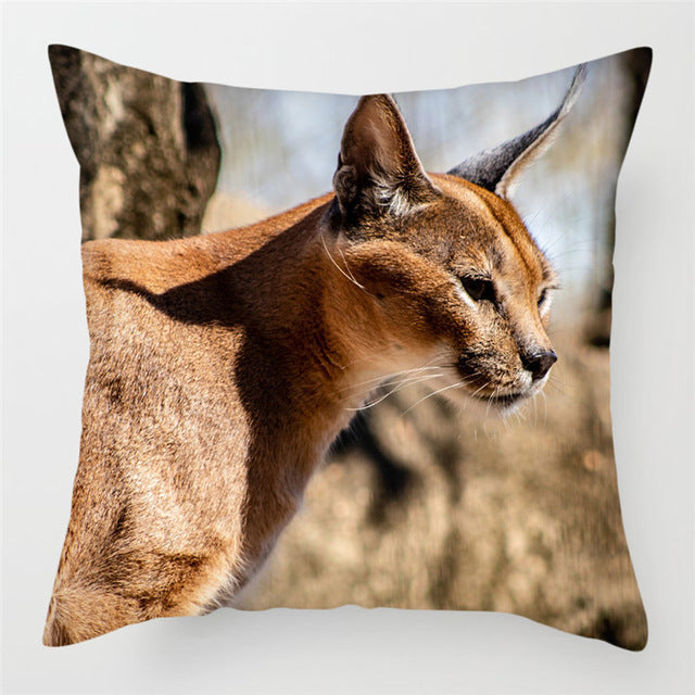 HKM-228243 Modern Peach Skin Cushion Cover - 45x45cm, Soft PP Cotton Filling, Hairless Design for Home Decor