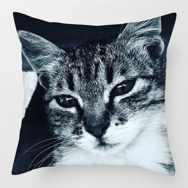 HKM-228243 Modern Peach Skin Cushion Cover - 45x45cm, Soft PP Cotton Filling, Hairless Design for Home Decor