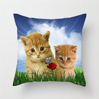 HKM-228243 Modern Peach Skin Cushion Cover - 45x45cm, Soft PP Cotton Filling, Hairless Design for Home Decor