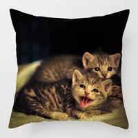 HKM-228243 Modern Peach Skin Cushion Cover - 45x45cm, Soft PP Cotton Filling, Hairless Design for Home Decor