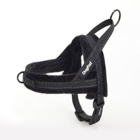 HKM-228371 Fleece Adjustable Dog Vest with Pet Chest Harness and Reflective Strips
