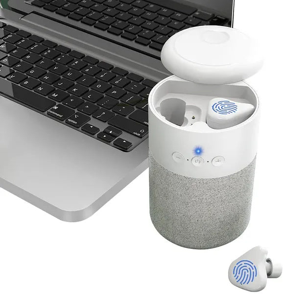 HKM-228371 Wireless Earbuds and Portable Bluetooth Speaker with Charging Case