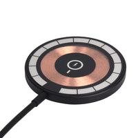 HKM-228435 15W Transparent Magnetic Wireless Charger with Type-C Interface, Compatible with All Smartphones