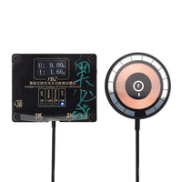 HKM-228435 15W Transparent Magnetic Wireless Charger with Type-C Interface, Compatible with All Smartphones