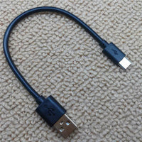 HKM-228563 20cm Fast Charging Data Cable - 4mm Diameter, 2A Current, Black & White Colors
