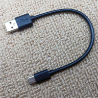 HKM-228563 20cm Fast Charging Data Cable - 4mm Diameter, 2A Current, Black & White Colors