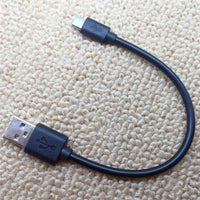 HKM-228563 20cm Fast Charging Data Cable - 4mm Diameter, 2A Current, Black & White Colors