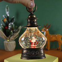 HKM-228627 Snowflake Crystal Ball Christmas Decorations - Cartoon Elk, Snowman, Old Man & Tree