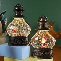 HKM-228627 Snowflake Crystal Ball Christmas Decorations - Cartoon Elk, Snowman, Old Man & Tree