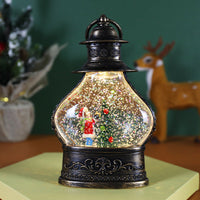 HKM-228627 Snowflake Crystal Ball Christmas Decorations - Cartoon Elk, Snowman, Old Man & Tree