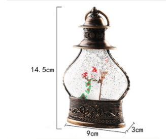 HKM-228627 Snowflake Crystal Ball Christmas Decorations - Cartoon Elk, Snowman, Old Man & Tree