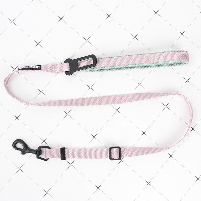 HKM-228691 Adjustable Dog Harness with Handheld Rope - Available in Multiple Colors