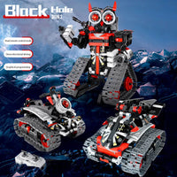 HKM-228755 Programming Remote Control Tracked Car Robot Building Block Set for Educational STEM Learning