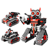HKM-228755 Programming Remote Control Tracked Car Robot Building Block Set for Educational STEM Learning
