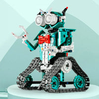HKM-228755 Programming Remote Control Tracked Car Robot Building Block Set for Educational STEM Learning