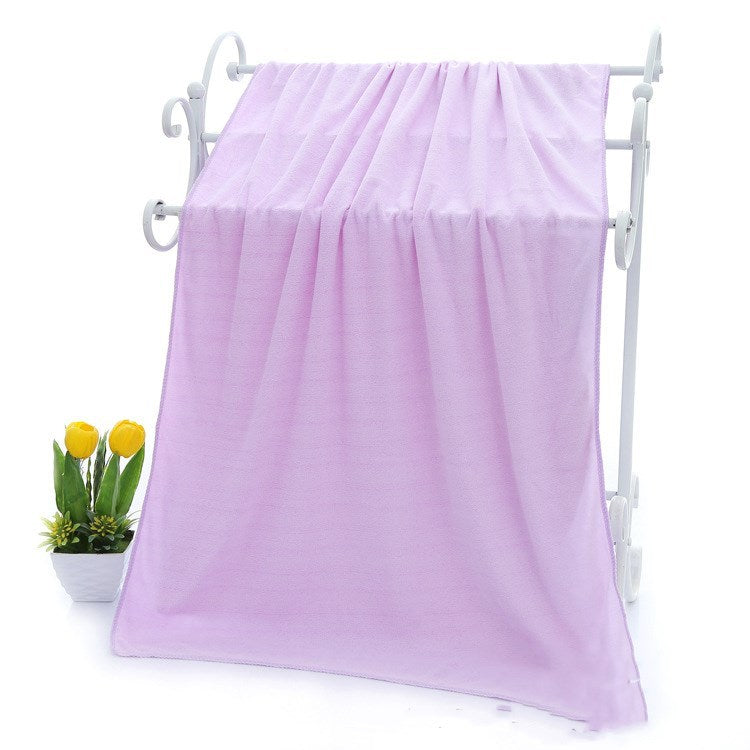 HKM-228755 Superfine Fiber Absorbent Microfiber Bath Towel - 70x140cm for Daily Use