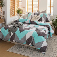 HKM-229011 Twin Comforter Set - 2-Piece Bedding Set with Comforter and Pillowcase in Multiple Styles
