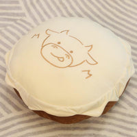 HKM-229139 Cartoon Anime Hamburger Pillow Cushion Set with Removable Foam Filling