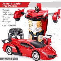 HKM-229139 Transforming RC Car Robot - 1:18 Scale Remote Control Vehicle with One-Click Deformation