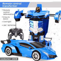 HKM-229139 Transforming RC Car Robot - 1:18 Scale Remote Control Vehicle with One-Click Deformation