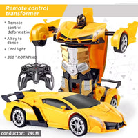 HKM-229139 Transforming RC Car Robot - 1:18 Scale Remote Control Vehicle with One-Click Deformation