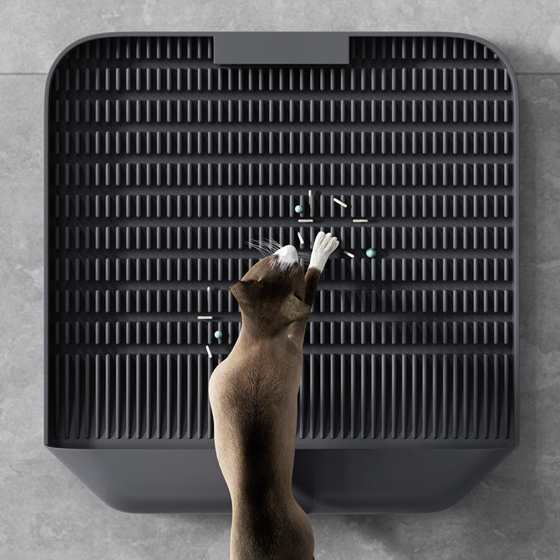 HKM-229203 Pet-Friendly Bamboo Charcoal Cat Litter Mat - 37x37x8CM