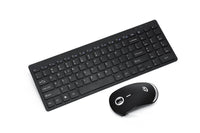 HKM-229203 Wireless USB Keyboard with Multimedia Functions - Mute Design, Ergonomic Support, Waterproof, Multiple Color Options