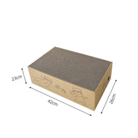 HKM-229331 Corrugated Paper Cat Scratch Board Toy - 42x23x26cm