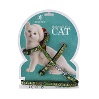 HKM-229523 Cartoon Print Nylon Pet Chest Strap for Cats - 120CM Length