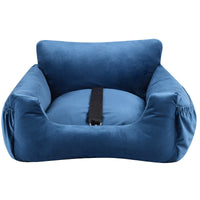 HKM-229523 Pet Car Nest with Non-Slip Oxford Base – Removable & Washable in Multiple Colors