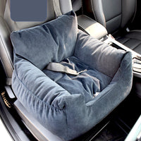 HKM-229523 Pet Car Nest with Non-Slip Oxford Base – Removable & Washable in Multiple Colors