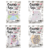 HKM-229907 DIY Ironing Beads Craft Kit for Kids - 5mm Fuse Beads Set for Creative 3D Puzzle Activities