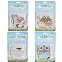 HKM-229907 DIY Ironing Beads Craft Kit for Kids - 5mm Fuse Beads Set for Creative 3D Puzzle Activities