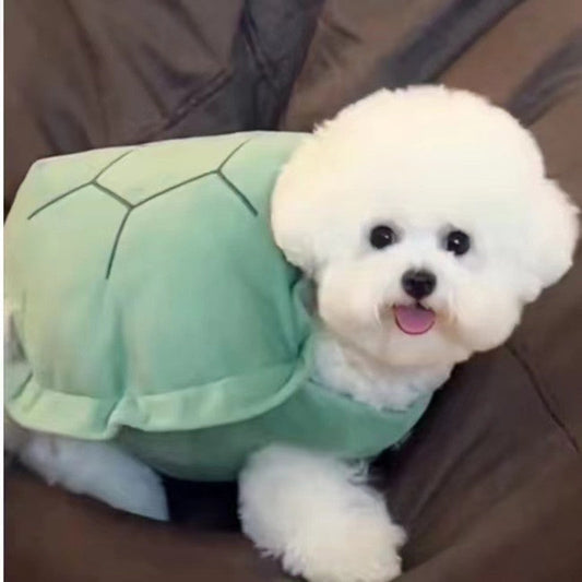 HKM-229907 Turtle Shell Pet Vest for Small and Medium Pets - Soft Cotton Velvet, Cute Design